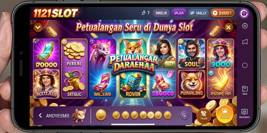 Gameplay seru dengan tema slot yang menantang.