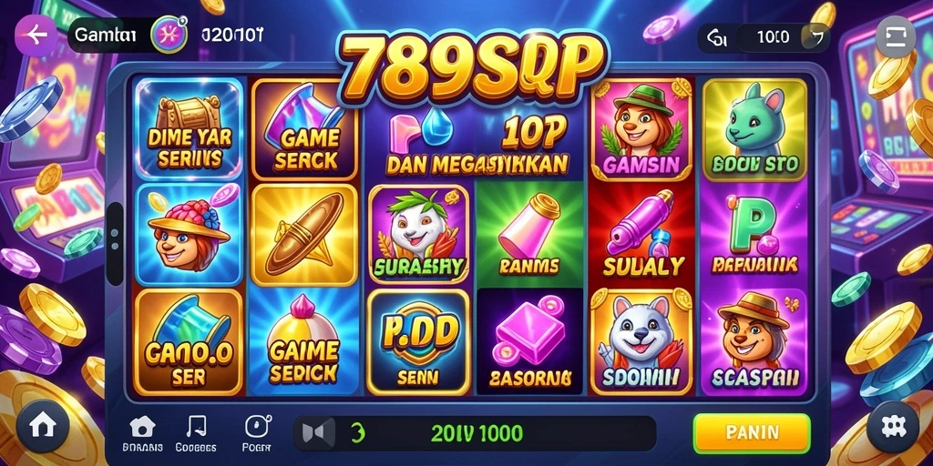 Tampilan gameplay 789RP yang menarik dengan grafis slot yang memukau.