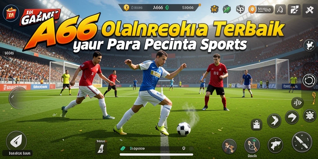 Tampilan gameplay seru dalam pertandingan olahraga di AA666.