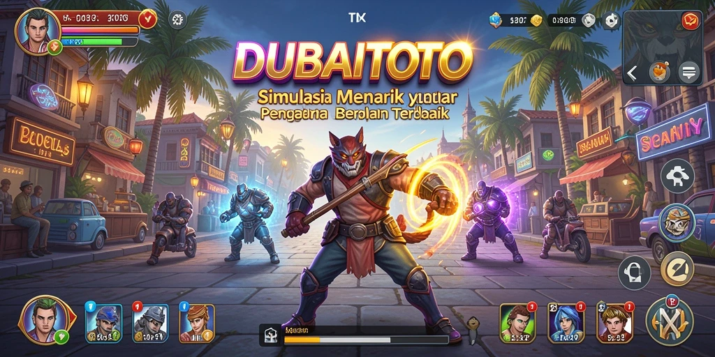 Tampilan gameplay DUBAITOTO yang menarik dan interaktif.
