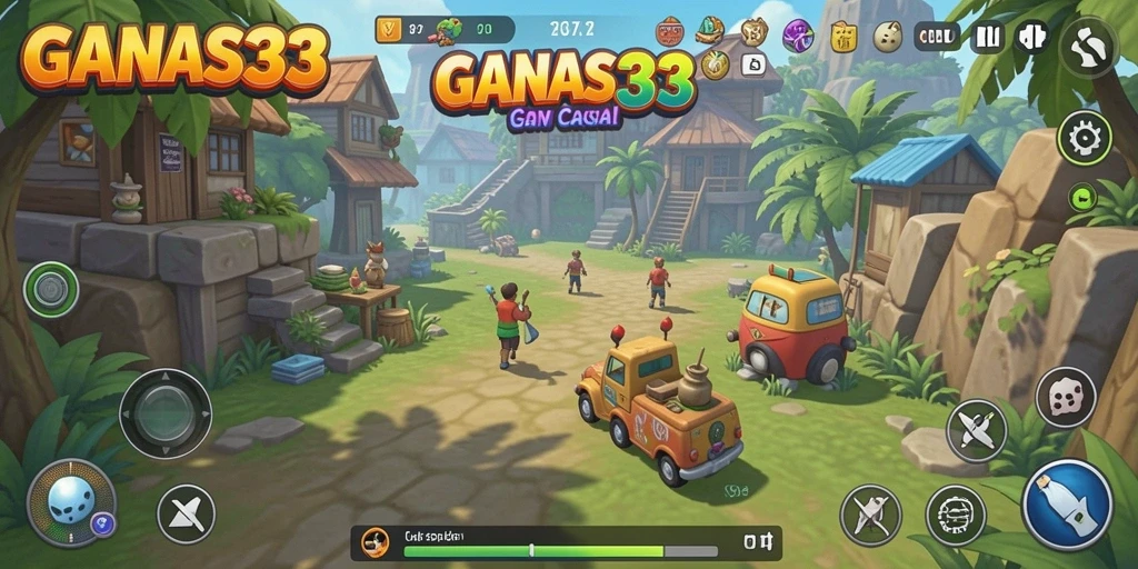 Tampilan gameplay seru dari GANAS33 dengan tantangan yang menghibur.
