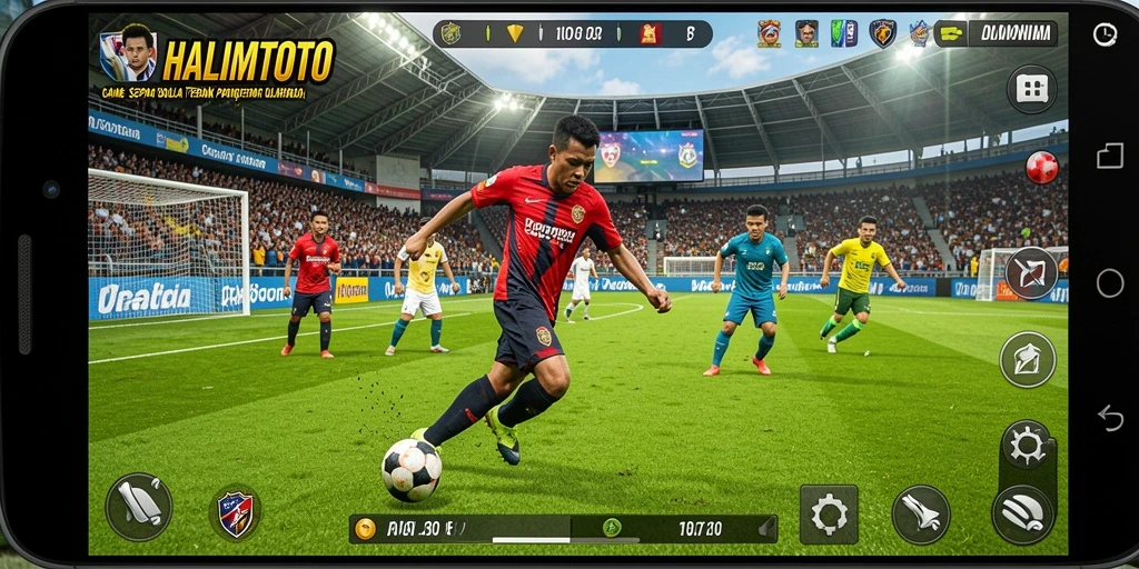 Tangkapan layar HALIMTOTO menunjukkan momen seru dalam permainan sepak bola.
