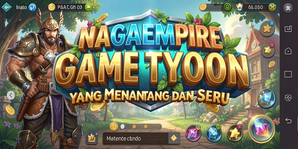 Tangkapan layar menunjukkan momen seru dalam gameplay NAGAEMPIRE.