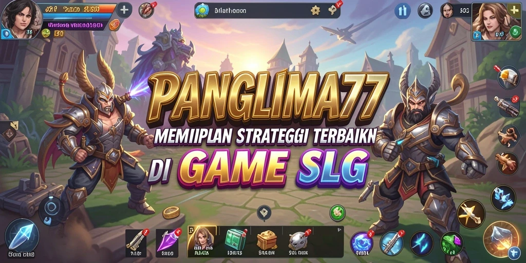 Tampilan gameplay menarik dalam PANGLIMA77 saat merencanakan strategi.