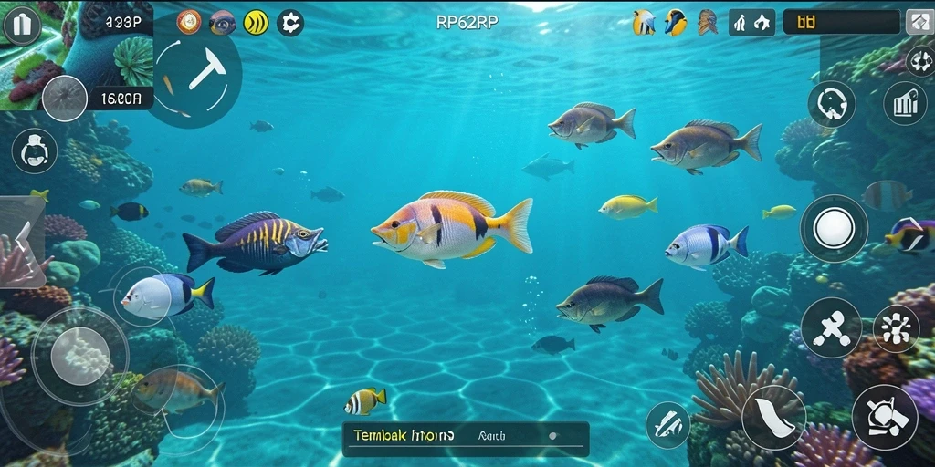 Screenshot gameplay Tembak Ikan yang menarik dan seru.