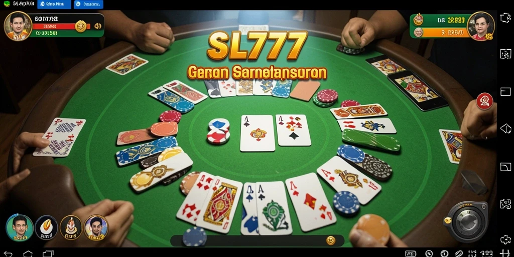 Tampilan menarik gameplay Gaple di SL777.