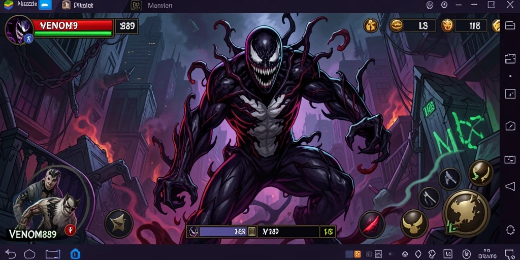 Tampilan menarik dari gameplay Puzzle di VENOM889.